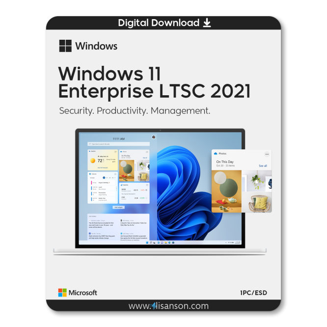 Windows 11 Enterprise LTSC 2021 Dijital Lisans Anahtarı